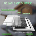 Household shingled monocrystalline solar panels